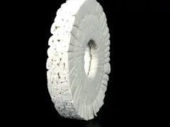 Roue de polissage en coton 150*50*20 pour machines à bandes de bordure