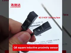 Небольшой прямоугольный индуктивный провод 8x8 DC 3 датчика переключателя близости для металлоискателя video