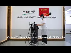 Машина Rf частичного вакуума подмолаживания кожи Rf иглы радиочастоты золота Rf Microneedle вакуума микро- поднимаясь video