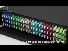 Волокно волокна 24 модуля 12 кассеты LC LGX MTP MPO для составленный привязывать video