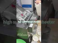 چرخاندن خمیر ورقه ای خمیر با سرعت بالا For Dumpling Wonton Wrapper