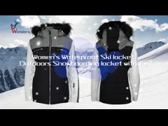 Best Waterproof Ski Jacket Womens Outdoors Snowboarding Jacket With Fur