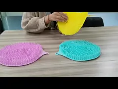 Douche pratique Mat Foot Massage Reusable de silicone d'anti dérapage