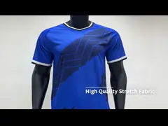 Персонализированное жизнерадостное Джерси футбола полиэстера проницаемое video