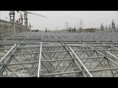 Q235 Prefabricated Steel Space Frame Structure Clinker Silo Building