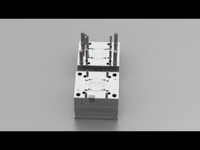 OEM / ODM: コールドランナー注射鋳造 & 医療機器 ボトムシェル (1*2) No.23672-B