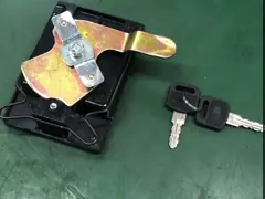 Ящик для инструментов ручки ключевой запирает сплав цинка покрашенный чернотой для двери шкафа video