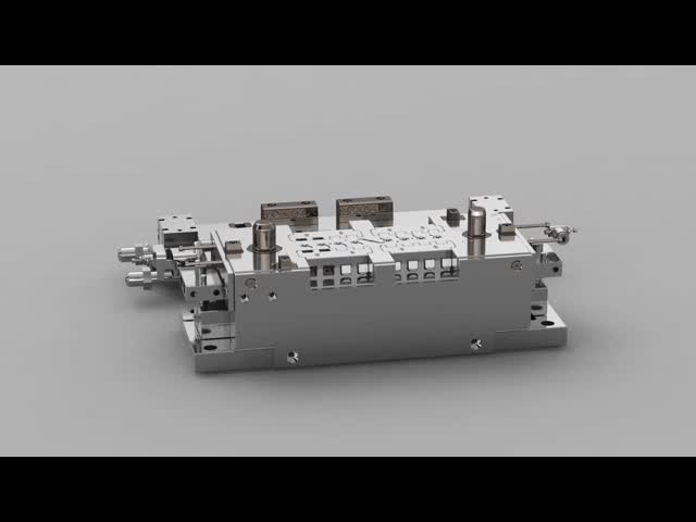 OEM / ODM ： Precision Injection Molding & Transparent Earphone Terminal (1*8) No.23570