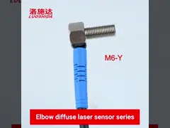 Elbow 90 Degree M4 Micro Proximity Sensor Precision Laser Distance Measurement video