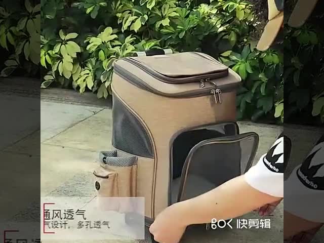 方法屋外の防水旅行ペット買物袋支持できるペット旅行トロリー