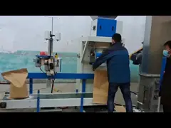 Bagger 25kg угля твердой древесины мельницы оборудования класть в мешки корма для животных агрегатный video