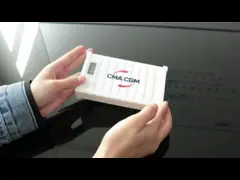 5000MAH Plastik Mobil Güç Bankası Kablolu Özel LOGO