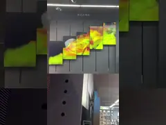 Крытой установленный стеной сползать настенного дисплея 1080p Lcd видео- video