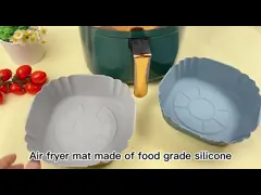 Plateau inodore de silicone de friteuse d'air d'Oilproof, moules résistantes à la chaleur de silicone