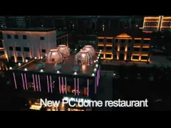 Waterproof UV Protection Clear Bubble Tents 4m2 - 24m2 Ventilation