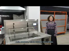 Revolvimiento del limpiador ultrasónico industrial de agitación con la licuadora eléctrica del brazo mecánico