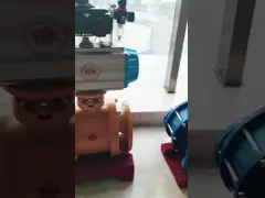 Стиль шарика выровнял керамический клапан PN40 ISO9001 с высокой химической стойкостью video