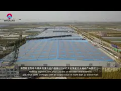Solar Panel Logistics Warehouse Building