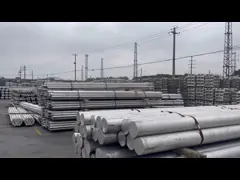 Сплав штанга 2000mm алюминиевой твердой Адвокатуры JIS 6060 алюминиевый отполировал поверхностное video