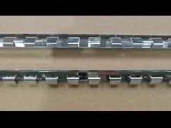 قطعات مهر زنی فلز گیره آویز پرده نوار PVC فولاد ضد زنگ
