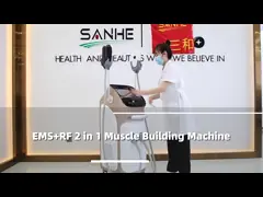 Мышца вертикального тела ручек Ems 2 ваяя строя RF уменьшая машину video