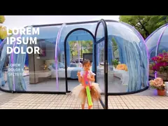 Length 4m Igloo Bubble Tent Anti Noise Transparent Igloo Tent