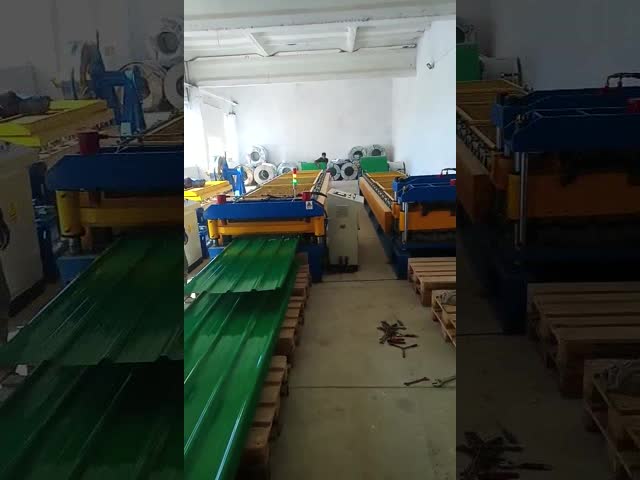 PLC Control IBR Sheet Forming Machine With Cr12Mov Cutter Material