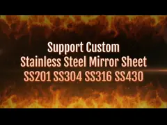 1500mm Super Mirror Stainless Steel Sheet Black Titanium PVD Color 304 Grade