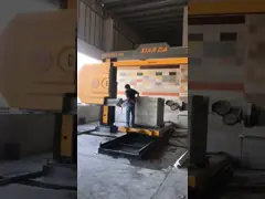 Система управления с ЧПУ Четыре спиндового соединения гранит мраморная плитка алмазная проволочная пила video