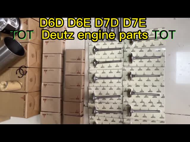 ボルボDeutz D6D D6E 6M2012の掘削機のエンジン部分のピストン・リングはさみ金セット ビデオ