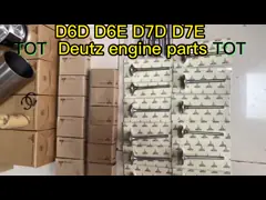 ボルボDeutz D6D D6E 6M2012の掘削機のエンジン部分のピストン・リングはさみ金セット video