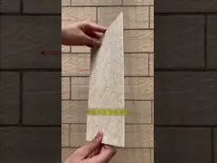 На открытом воздухе камень Mcm придает огнестойкость светлым мягким гибким строительным материалам плитки стены video