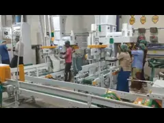 Масштаб машины пшеничной муки 10 Kg автоматический кладя в мешки веся для крахмала video