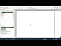 Snijmachine van de de Beschermerlaser van het Daqin de Mobiele 30W Scherm met Professionele Ontwerpsoftware