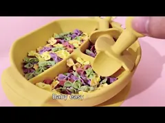 Fourchette non-toxique et cuillère de produit de cuisine de silicone de bébé pratiques