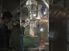 машина упаковки муки завода машины класть в мешки порошка масштаба сумки 1Kg 25Kg ручная video