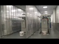 Anti flying fiber curtain