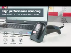 Handheld читатель кода Qr Адвокатуры андроида штрихкода 1D 2D связанный проволокой блоком развертки портативный video