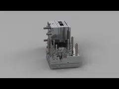 Transparent Clamshell Phone Back Cover (1*1) / Cold runner / Three-plates mold No.21870