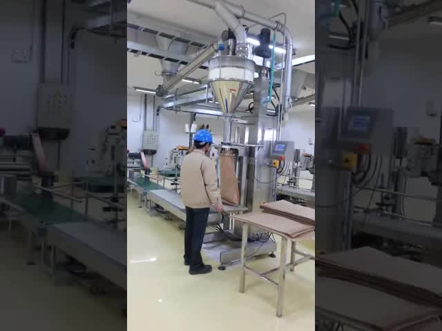 Enchimento semi automático do equipamento da máquina de enchimento do pó do eixo helicoidal que pesa a embalagem