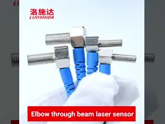 LUOSHIDA Small Through Beam Laser Sensor Elbow / Bend 90 Degree