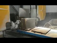 4-осевая бриллиантовая дротовая пила для обработки круглых каменных плиток, колонн, букв, символов video