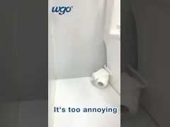 Повреждения держателя крена Bathroom собственной личности слипчивая установленная установка бумажного свободная video