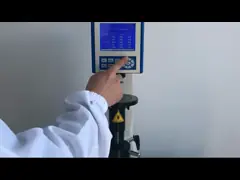 Машина для испытания твердости Rockwell с двойным экраном LCD 0.1HR с вертикальным пространством 175 мм video
