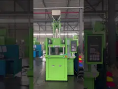 Машина вертикального литья с соединителями молнии пластиковых материалов PP PE PVC video