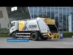 Мусоровоза затяжелителя евро 4 Foton мусоровоз заднего дизельный с Compactor video