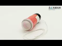 Морские батарея сухих элементов света спасательного жилета/батарея морской воды освещали непредвиденные строба video