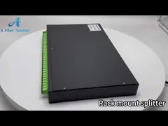 Подгонянное волокно 1U 19' волокна 96 пульта временных соединительных кабелей 48 MPO держатель шкафа video