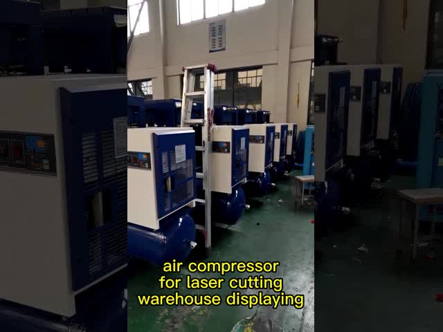 compressor combinado de alta pressão 20hp do parafuso de 16 barras para o corte do laser da fibra