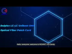 Οπτικό 24 MTP MPO σκοινί 5M OM4 24 ροδανιλίνης χαμηλός τύπος Β μπαλωμάτων ινών απώλειας 0.3dB πυρήνων